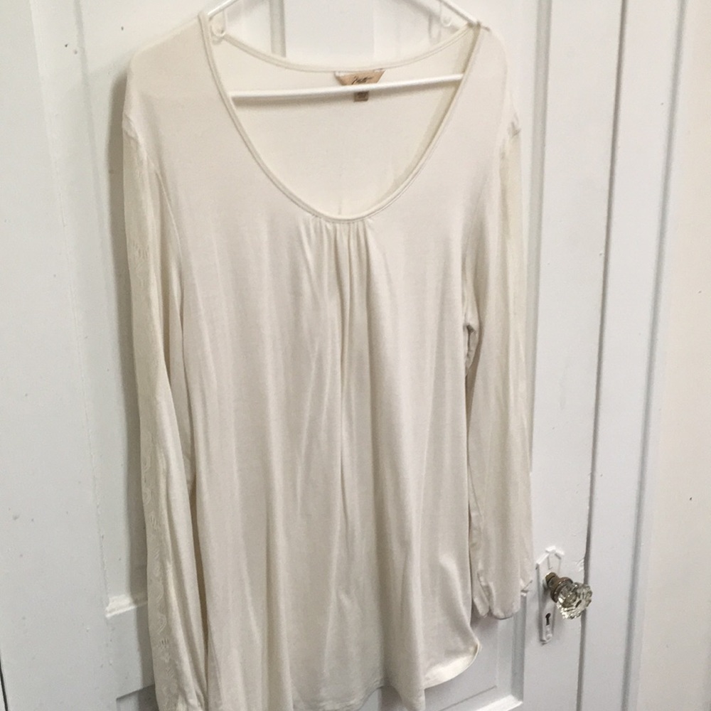 Cream color off white ladies blouse